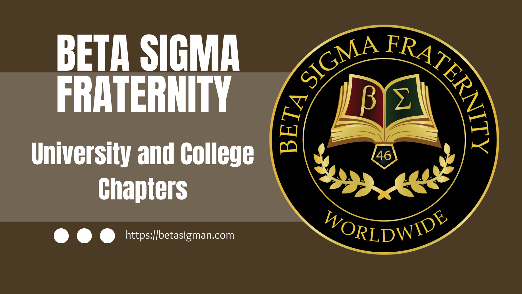 Beta Sigma Fraternity - University and College Chapters - Beta Sigma ...